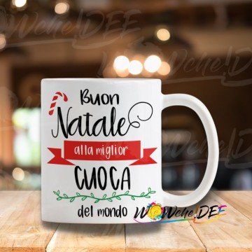 Tazza Buon Natale Cuoca